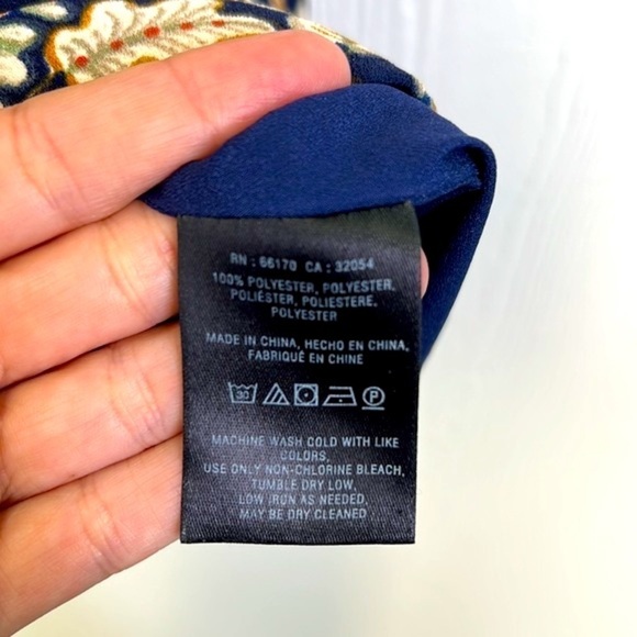 Anthropologie - Maeve Floral Blue & Red Sleeveless Sheath Dress Size 4 - Picture 7 of 16